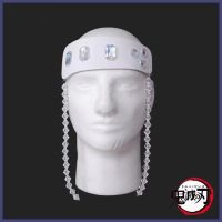 【FCL】☄▲ Anime Demon Slayer Uzui Tengen Headwear Rhinestone Headband Animation Kimetsu No Yaiba Role Prop