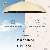 Rain umbrellas, umbrellas, big sun umbrellas, sun umbrellas, UV umbrellas, fashion umbrellas, 4 colors, colorful umbrellas, strong materials, durable handle, fits well in the hand. Six Fold Flat Mini Pocket Parasol Sunscreen And UV Protection The dual-use