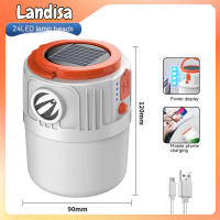 Portable Led Solar Camping Lantern High Power Usb Rechargeable Outdoor Tent Lamp Emergency Lights