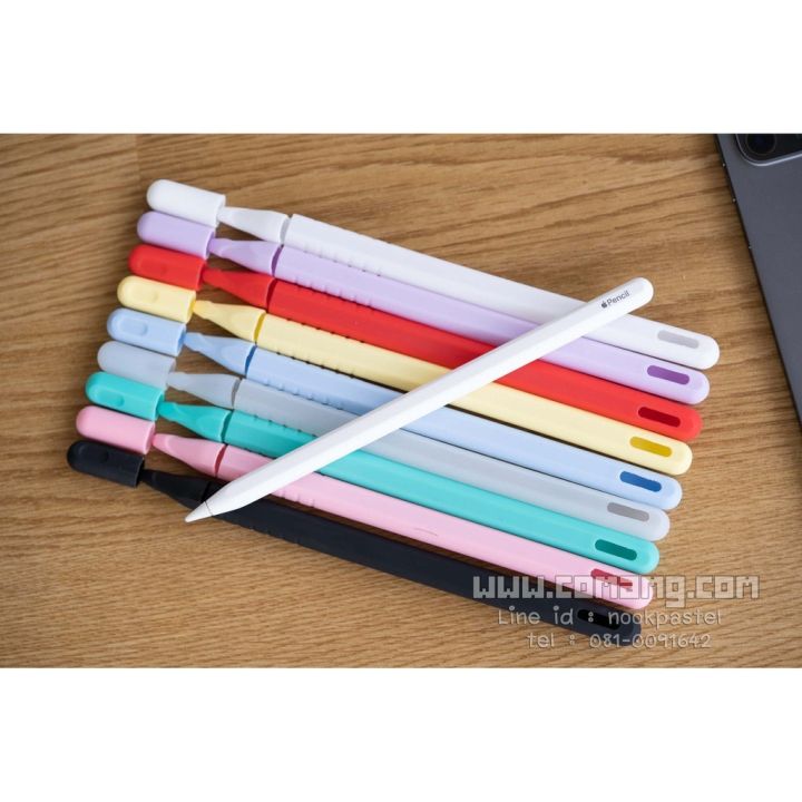 เคสปากกาซิลีโคนสำหรับ-apple-pencil-รุ่น1-รุ่น2-ปลอกปากกาซิลิโคน-เคสปากกา