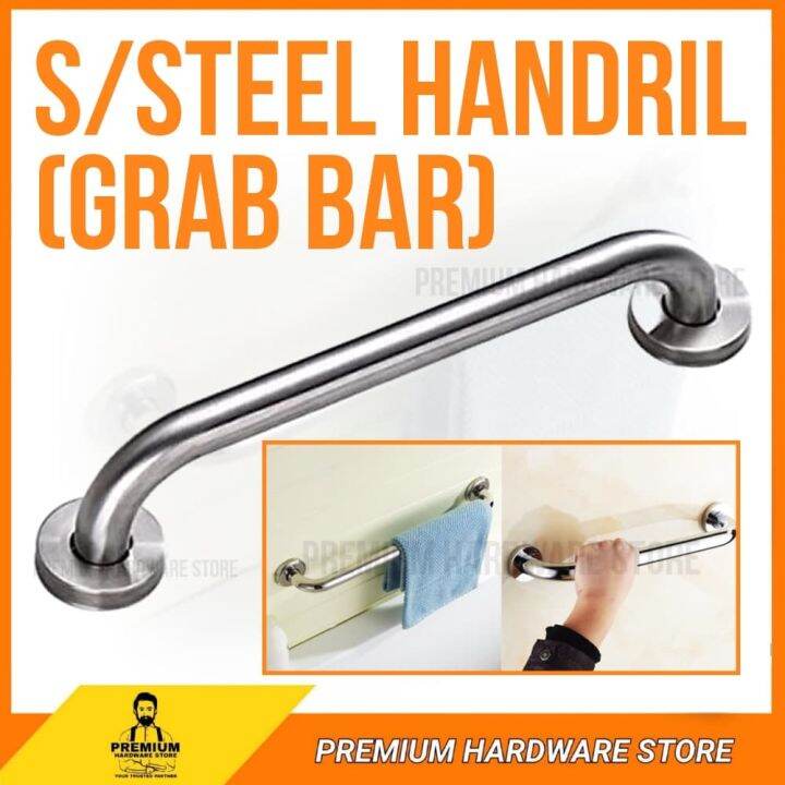 BATHROOM & TOILET SAFETY BAR HANDRAIL / PEMEGANG TANDAS HANDGRIP GRAB