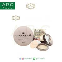 GINA GLAM LONG WEAR MATTE STAY CAKE COMPACT POWDER (G40) : sivanna จีน่า กัมป์ แป้งพัฟ  x 1 ชิ้น  abcmall