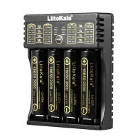 liitokala lii - 402 ที่ชาร์จแบตเตอรี่อัจฉริยะ 1 . 2 v 3 . 7 v 2 . 85 v aa/aaa สําหรับ 18650 18