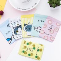 2PCS Women Men Business Credit Card Holder ID Card Holders Case Pouch PVC Cartoon Cute Travel Card Holder Cover Wallet Simple Card Holders