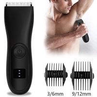 ZZOOI Body Hair Trimmer for Men Balls Women Lady Shaver Hair Removal Bikini Trimmer Groin &amp; Body Shaver Groomer Quiet