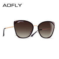 AOFLY Cat Eye Sunglasses Female Polarized Luxury BRAND DESIGN Oversize Vintage Shades For Women 2020 Trendy Ladies Goggles UV400