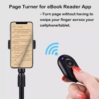 Bluetooth Remote Control Mini Wireless Selfie Shutter Button Self-timer Stick Release Phone Controller for Camera E-book Movie Selfie Sticks