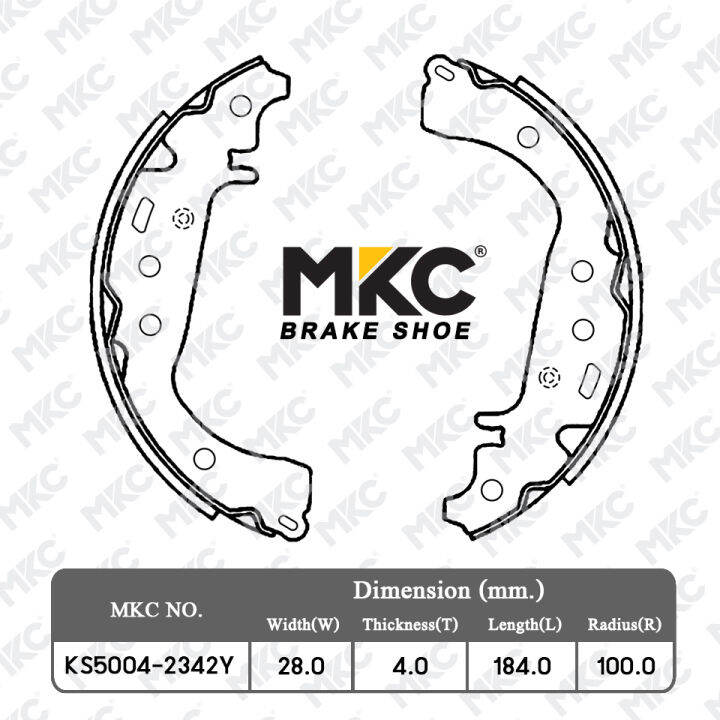 ผ้าเบรคหน้า-หลัง-toyota-yaris-โตโยต้า-ยาริส-ทุกรุ่น-ปี-2006-2020-ผ้าเบรค-mkc