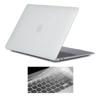 For Apple Macbook Air 11/13 /MacBook Pro 13/15/16/12 Rubberized Clear Hard Laptop Protective Shell Cover Case+US Keyboard Skin