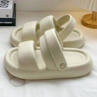 2023 New Sandals Outer Wear Internet Thick Sole Heightening Indoor Korean Version With Heel Slippers