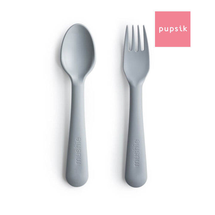 Mushie Fork and Spoon Set (12 Colors) Lazada Singapore
