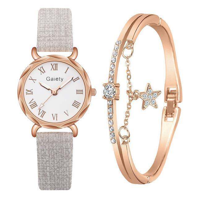 a-decent035-2pcs-set-gaietywatch-for-women-rhinestonewatch-ladies-girl-wristwatch-simplegift-montre-femme