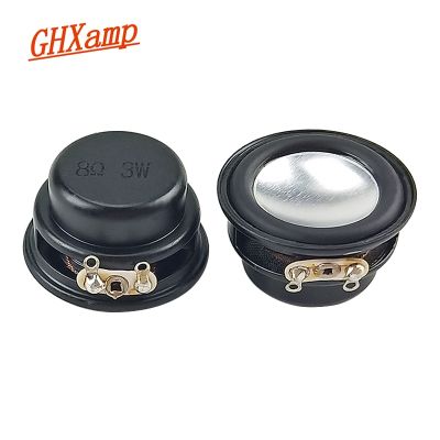 GHXAMP 1นิ้ว31มม. 8Ohm ลำโพงฟูลเรนจ์3W ฟิล์มอะลูมิเนียมขอบไดร์เวอร์เต็มรูปแบบสำหรับชิ้นส่วนเครื่องเสียง Diy