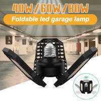 【ITSCHEAPER】ไฟโรงรถled 40/60/80W LEDแสงอู่รถ3000K/6000Kการเปลี่ยนรูปโคมไฟพับได้แสงเบย์สูงในร่มไฟLEDหลอดไฟแสงกลางวันไฟLEDสีขาวไฟLEDและWarm LightสำหรับโรงรถWorks