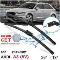 【CW】 Car Wiper Blade Front Window Windscreen Windshield Wipers Blades Push Button Auto Accessories For Audi A3 (8V) 26 quot; 18 quot; 2012 2021