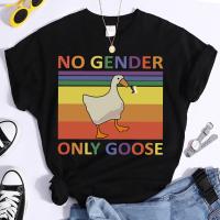 【New】ไม่มีเพศเท่านั้น GOOSE เสื้อยืด Unisex Lgbt เสื้อ Pride Tees เกย์ Pride Tshirt เลสเบี้ยนเสื้อ Lgbtq Ally เสื้อผ้าเสื้อสายรุ้งเสื้อผ้า