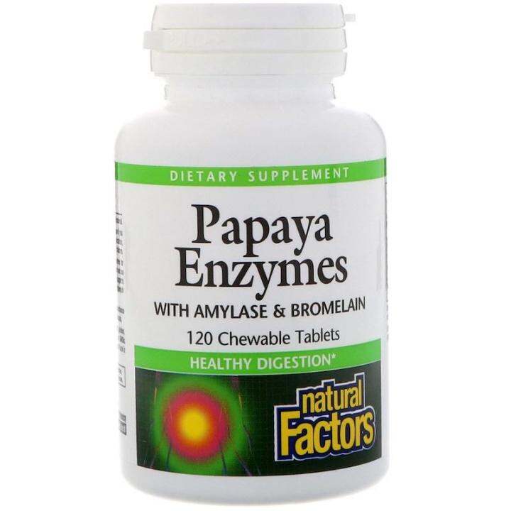 Papaya Enzymes with Amylase & Bromelain, 120 Chewable Tablets Lazada PH