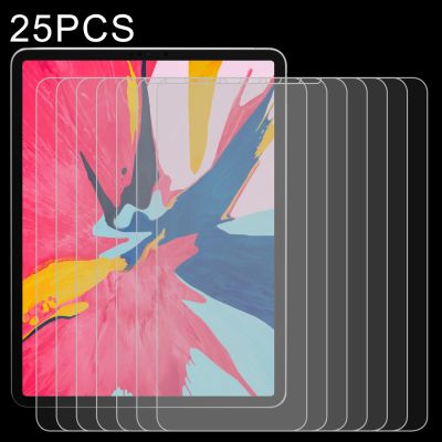 25 PCS 0.26Mm 9H พื้นผิวความแข็งตรงขอบป้องกันการระเบิดฟิล์มกระจกนิรภัยสำหรับ iPad Pro 11 2018/2020/2021/2022 /Ipad Air 4 &amp; 5 10.9