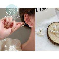 Beautiful Girl 2 In 1ต่างหูมุกแฟชั่นเกาหลีสำหรับผู้หญิง Beautiful girl Jewelry