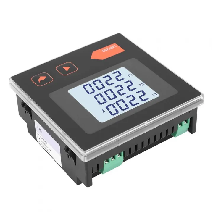 LNFV93 Intelligent Power Meter 3P Three Phase Digital Voltmeter AC