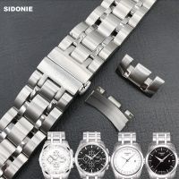 ♀♦ สายนาฬิกาสแตนเลสสำหรับ Tissot T035 Couturier สายนาฬิกายี่ห้อ Watchband T035617 T035439A สร้อยข้อมือ 22 มม. 23 มม. 24 มม.