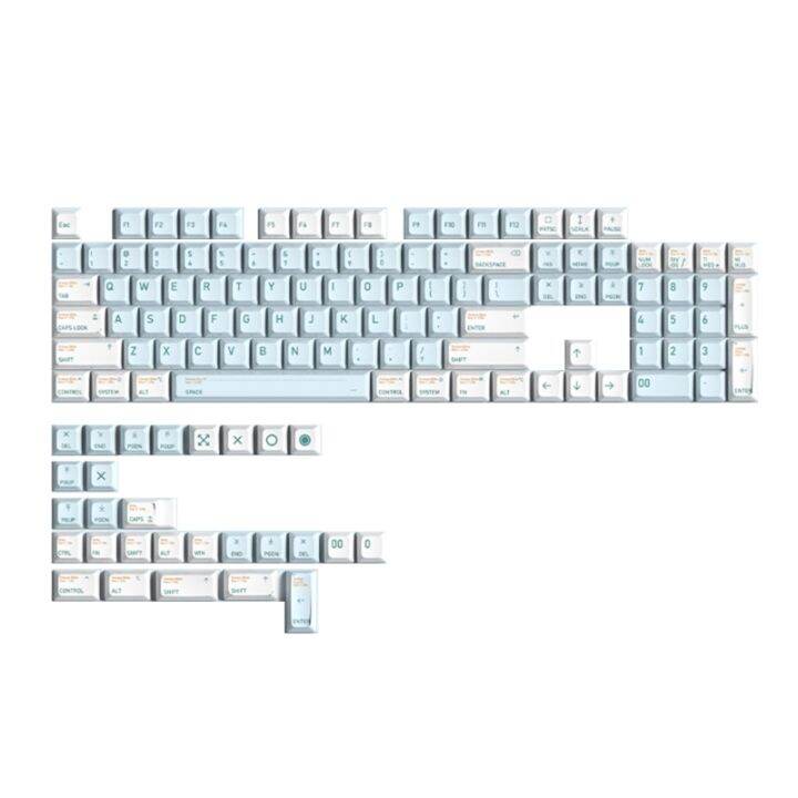 PBT Keycaps 132Key Blue Sky Dream Dye Sub LDA ความสูงคีย์บอร์ด Keycap