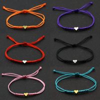 【hot】☬  Hfarich 9 Colors Braided Rope Jewelry Pink Female Wholesale