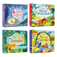 Original imported books Usborne 3D series flip books childrens Enlightenment interesting three-dimensional books childrens puzzle hardcover paperboard books parents and children read art early education 0-6-year-old childrens bedtime books eusborne