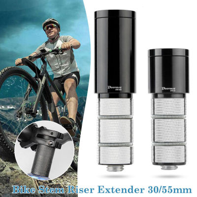 Road Bike Stem Carbon Fiber Stem Adjustable Bike Stem Bicycle Fork Riser Handlebar Riser Cycling Extension Stem