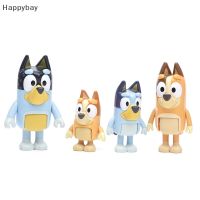 โมเดลฟิกเกอร์การ์ตูนแอนิเมชั่น Bluey Playtime ของเล่นสําหรับเด็ก 8 12 ชิ้น