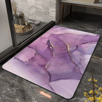 2022 Purple Kitchen Floor Washable Variety Of Styles Non Slip Easy To Clean Doormat Kitchen Water Absorbent Quick Drying Mat