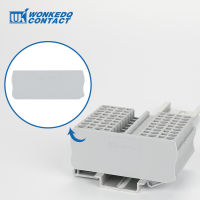 100Pcs D-ST 2.5-QU End สำหรับ ST2.5PT2.5-QU 4ตัวนำ Connector 2.5mm ² Din Rail Terminal Block D-ST2.5-QU Barrier แผ่น