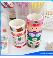 H.S. เทปวาชิลายการ์ตูน สำหรับติดตกแต่ง DIY สำหรับตกแต่งไออารี่ สมุดภาพ สมุดภาพ