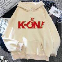 K-On Hoodies ผู้หญิงสไตล์เกาหลีวอร์มวินเทจตลกๆมีฮู้ดเสื้อผ้าญี่ปุ่นผู้หญิง