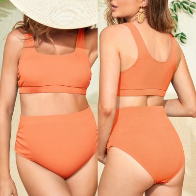 ﺴ☍ Maiô maternidade com biquíni strappy cintura alta conjunto de duas peças para mulheres grávidas maiô verão tiroteio fotos 2023