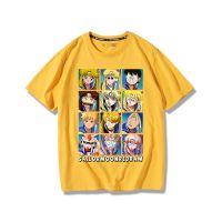 ข้อเสนอพิเศษ ขายtshirtNaruto Naruto Dragon Ball Monkey King One Punch Superman Cos Moon Hare Sailor Moon Spoof เสื้อยืดแขนสั้นชายS-5XS-5XL