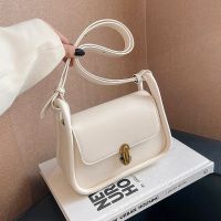 Western Style Versatile Small Bag Female Fashion High-End Texture Shoulder Solid Color Light Simple Vintage Cross-Body Leisure Travel Square 【AUG】