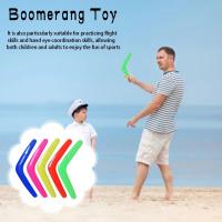 V Shaped Boomerang Genuine Returning Throwback Boomerang Funny Toy Kids Child K8K9