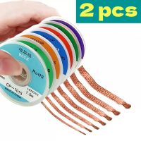 Flux Tin Copper Weld Wire Solder Braid Welding Tools Tape Removal Welding Desoldering 2pcs Soldering Suction Repair Hardware