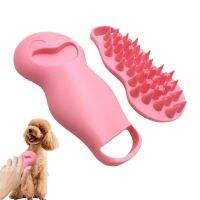 【FCL】❄☜❅ Grooming Shampoo Shedding Silicone Cleaning Scrubber Dog Hair Comb Supplies