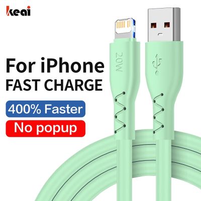 Chaunceybi 20W Silicone USB Data Cable iPhone 14 Fast Charging Laptops MacBook Charger Accessories