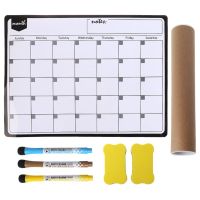 A3 Monthly Planner Magnetic Whiteboard Fridge Magnets Drawing Message Remind Pad