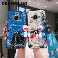 DKHORSING เคสโทรศัพท์ใหม่สำหรับ Realme 11 4G 5G / 11 NFC / 11 Pro / 11 Pro + เคสตุ๊กตาโดราเอม่อนลายการ์ตูนน่ารัก Realme11โปรซิลิโคนนิ่มฝาครอบหลัง Realme11 NFC พร้อมสายคล้องคอและสายคล้องมือ