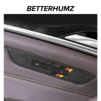 Betterhumz Alcantara For BMW G30 G38 5GT 6GT Series 630L 2017-2022 Seat Memory Adjustment Switch Button Frame Cover Trim Sticker