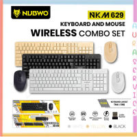 Nubwo NKM-629 Keyboard + Mouse Wireless Combo Set คีย์บอร์ดและเมาส์ไร้สาย