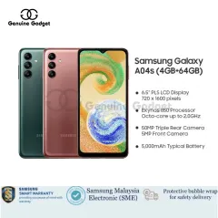 Samsung Galaxy A14 LTE (A145) 6GB RAM + 128GB ROM / Samsung Galaxy A14 5G  (A146) 6GB RAM + 128GB ROM 1 YEAR WARRANTY BY SAMSUNG MALAYSIA ELECTRONICS  (SME)