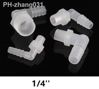 1/4 inch thread 1/4 39; 39; external thread pagoda type connector Elbow nozzle male screw barb fitting Hose plastic joint