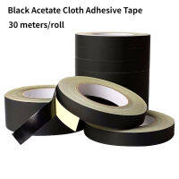 30M Black Acetate Cloth  Adhesive Tape  Acetate High temperature Resistance Tape For Electric Phone LCD Repair