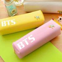 PU stationery bag KPOP BTS storage box pencil case cosmetic bag good gift