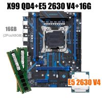 ชุด QD4เมนบอร์ด X99 Xeon HUanzhi มี E5 2630 V4 16GB (2*8G) หน่วยความจำ RECC NVME SATA USB 3.0 Placa Mae X99 Lga 2011 V3